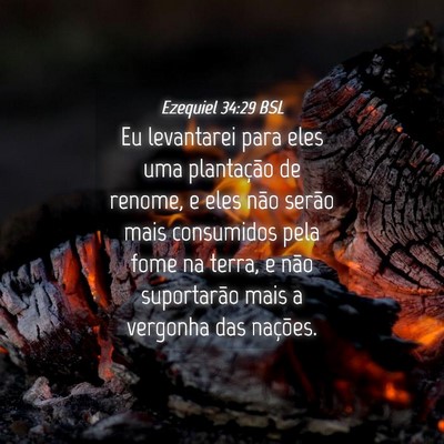 Picture 04 - Ezequiel 34:29 BSL - Eu levantarei para eles uma plantação de - Bible Verse Picture