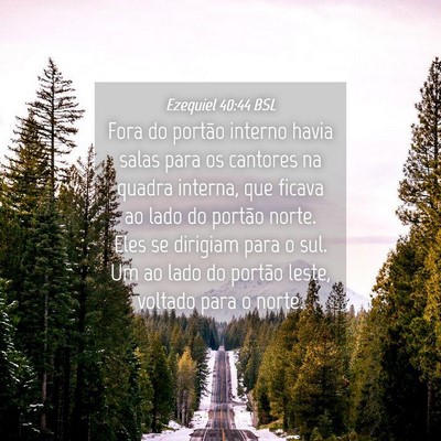 Picture 04 - Ezequiel 40:44 BSL - Fora do portão interno havia salas para os - Bible Verse Picture