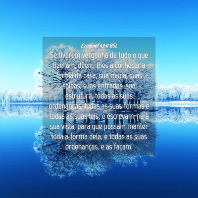 Picture 04 - Ezequiel 43:11 BSL - Se tiverem vergonha de tudo o que fizeram, - Bible Verse Picture