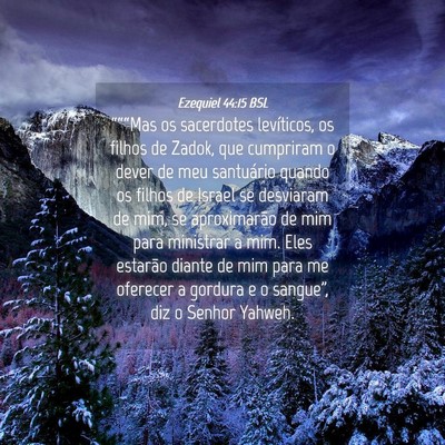 Picture 04 - Ezequiel 44:15 BSL - “““Mas os sacerdotes levíticos, os filhos - Bible Verse Picture