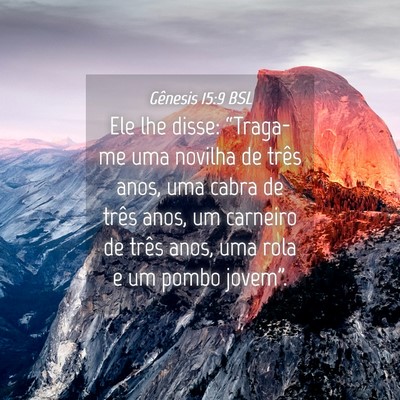 Picture 04 - Gênesis 15:9 BSL - Ele lhe disse: “Traga-me uma novilha de três - Bible Verse Picture