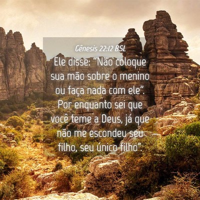Picture 04 - Gênesis 22:12 BSL - Ele disse: “Não coloque sua mão sobre o - Bible Verse Picture