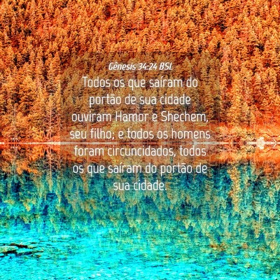 Picture 04 - Gênesis 34:24 BSL - Todos os que saíram do portão de sua cidade - Bible Verse Picture