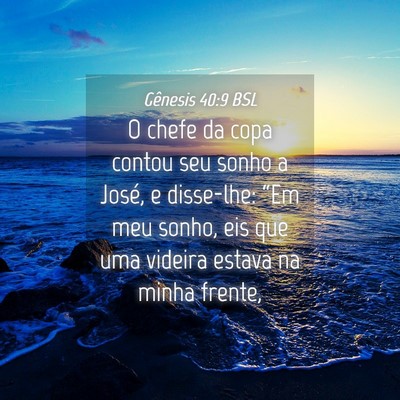 Picture 04 - Gênesis 40:9 BSL - O chefe da copa contou seu sonho a José, e - Bible Verse Picture