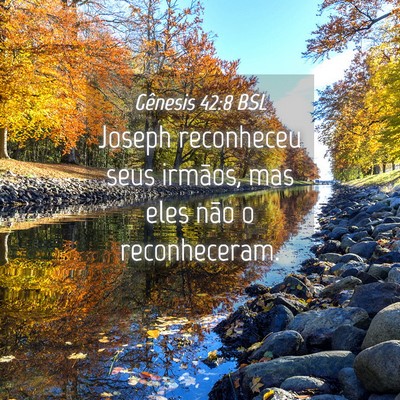 Picture 04 - Gênesis 42:8 BSL - Joseph reconheceu seus irmãos, mas eles não o - Bible Verse Picture