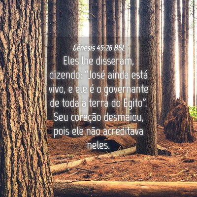 Picture 04 - Gênesis 45:26 BSL - Eles lhe disseram, dizendo: “José ainda está - Bible Verse Picture