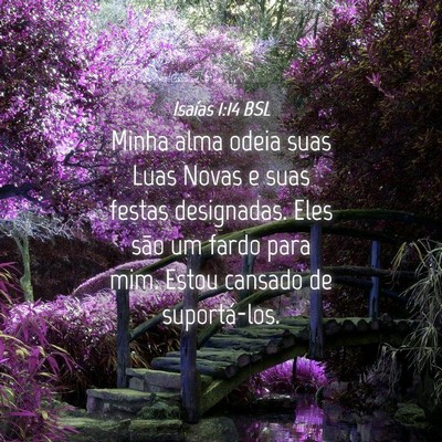 Picture 04 - Isaías 1:14 BSL - Minha alma odeia suas Luas Novas e suas festas - Bible Verse Picture