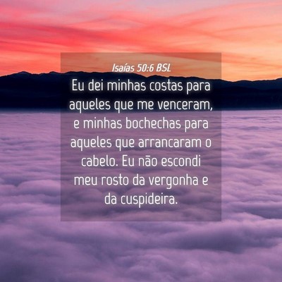 Picture 04 - Isaías 50:6 BSL - Eu dei minhas costas para aqueles que me - Bible Verse Picture