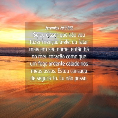 Picture 04 - Jeremias 20:9 BSL - Se eu disser que não vou fazer menção a ele, - Bible Verse Picture
