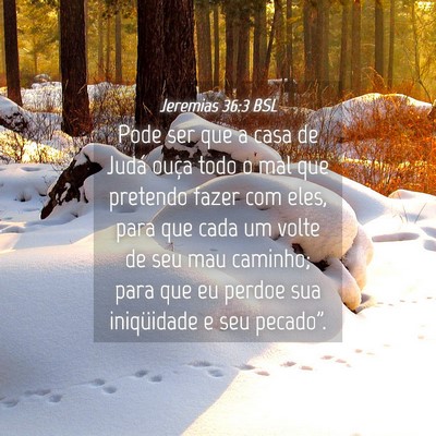 Picture 04 - Jeremias 36:3 BSL - Pode ser que a casa de Judá ouça todo o mal que - Bible Verse Picture