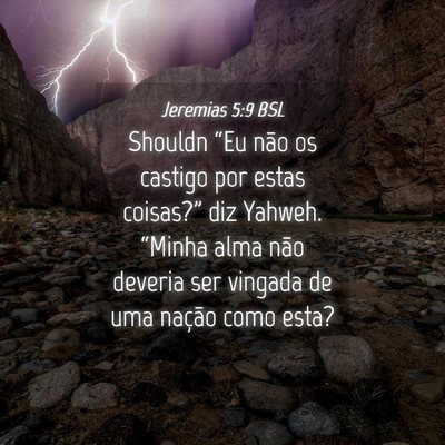 Picture 04 - Jeremias 5:9 BSL - Shouldn “Eu não os castigo por estas - Bible Verse Picture