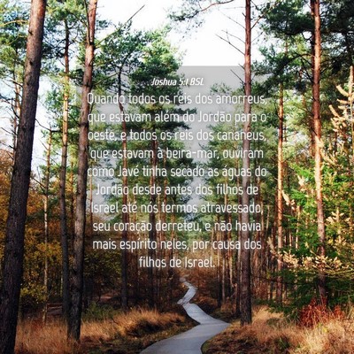 Picture 04 - Joshua 5:1 BSL - Quando todos os reis dos amorreus, que estavam - Bible Verse Picture