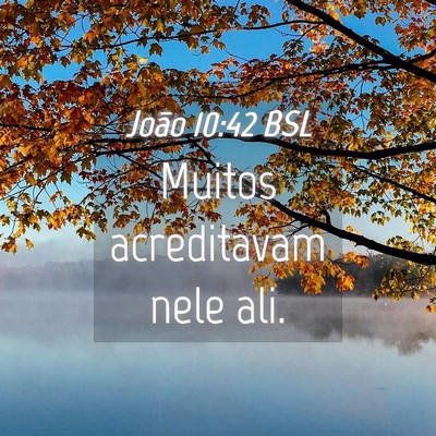 Picture 04 - João 10:42 BSL - Muitos acreditavam nele - Bible Verse Picture