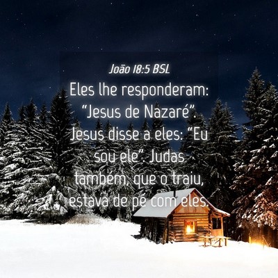 Picture 04 - João 18:5 BSL - Eles lhe responderam: “Jesus de Nazaré”. - Bible Verse Picture
