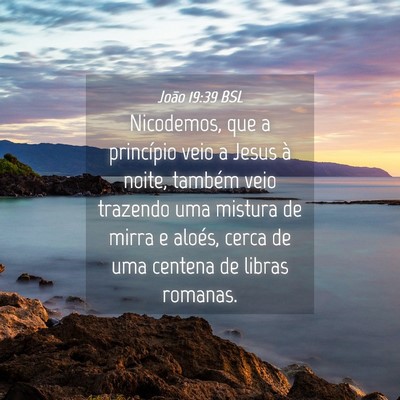 Picture 04 - João 19:39 BSL - Nicodemos, que a princípio veio a Jesus à - Bible Verse Picture