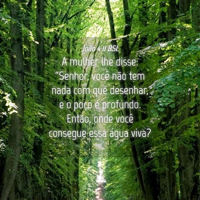 Picture 04 - João 4:11 BSL - A mulher lhe disse: “Senhor, você não tem - Bible Verse Picture