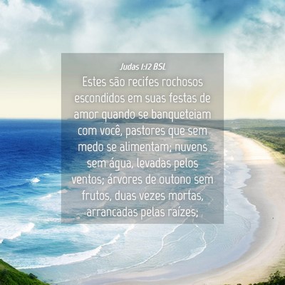Picture 04 - Judas 1:12 BSL - Estes são recifes rochosos escondidos em suas - Bible Verse Picture