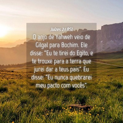 Picture 04 - Juízes 2:1 BSL - O anjo de Yahweh veio de Gilgal para Bochim. Ele - Bible Verse Picture