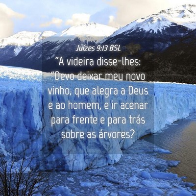 Picture 04 - Juízes 9:13 BSL - “A videira disse-lhes: “Devo deixar meu novo - Bible Verse Picture