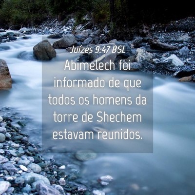 Picture 04 - Juízes 9:47 BSL - Abimelech foi informado de que todos os homens da - Bible Verse Picture