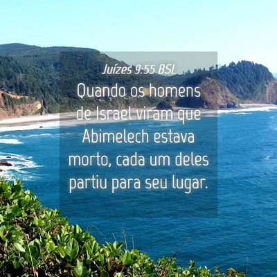 Picture 04 - Juízes 9:55 BSL - Quando os homens de Israel viram que Abimelech - Bible Verse Picture