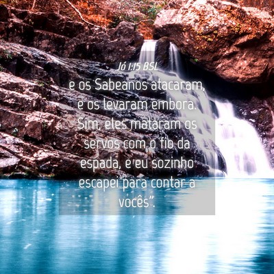 Picture 04 - Jó 1:15 BSL - e os Sabeanos atacaram, e os levaram embora. Sim, - Bible Verse Picture