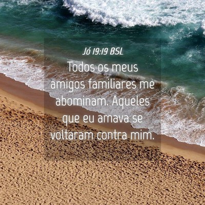 Picture 04 - Jó 19:19 BSL - Todos os meus amigos familiares me abominam. - Bible Verse Picture