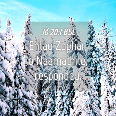 Picture 04 - Jó 20:1 BSL - Então Zophar, o Naamathite, - Bible Verse Picture