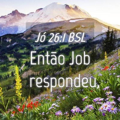 Picture 04 - Jó 26:1 BSL - Então Job - Bible Verse Picture