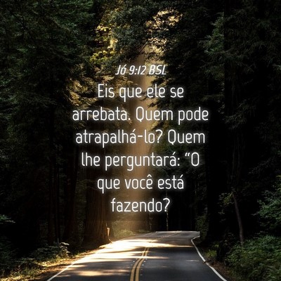 Picture 04 - Jó 9:12 BSL - Eis que ele se arrebata. Quem pode atrapalhá-lo? - Bible Verse Picture