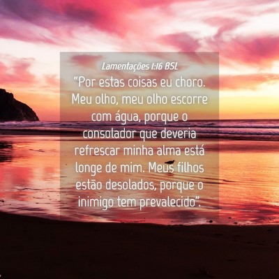 Picture 04 - Lamentações 1:16 BSL - “Por estas coisas eu choro. Meu olho, meu olho - Bible Verse Picture