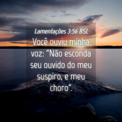 Picture 04 - Lamentações 3:56 BSL - Você ouviu minha voz: “Não esconda seu ouvido - Bible Verse Picture