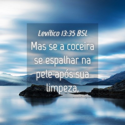Picture 04 - Levítico 13:35 BSL - Mas se a coceira se espalhar na pele após sua - Bible Verse Picture
