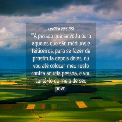 Picture 04 - Levítico 20:6 BSL - “'A pessoa que se volta para aqueles que são - Bible Verse Picture
