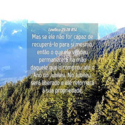 Picture 04 - Levítico 25:28 BSL - Mas se ele não for capaz de recuperá-lo para si - Bible Verse Picture