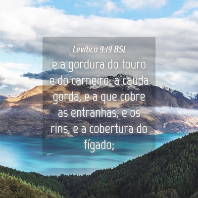 Picture 04 - Levítico 9:19 BSL - e a gordura do touro e do carneiro, a cauda - Bible Verse Picture