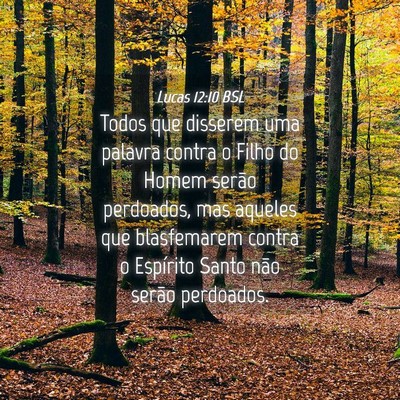 Picture 04 - Lucas 12:10 BSL - Todos que disserem uma palavra contra o Filho do - Bible Verse Picture