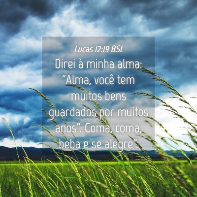 Picture 04 - Lucas 12:19 BSL - Direi à minha alma: “Alma, você tem muitos - Bible Verse Picture