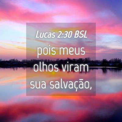 Picture 04 - Lucas 2:30 BSL - pois meus olhos viram sua - Bible Verse Picture