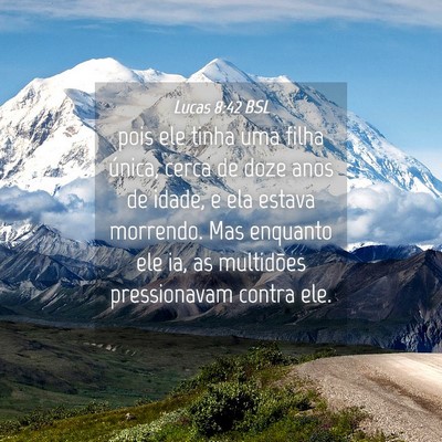 Picture 04 - Lucas 8:42 BSL - pois ele tinha uma filha única, cerca de doze - Bible Verse Picture