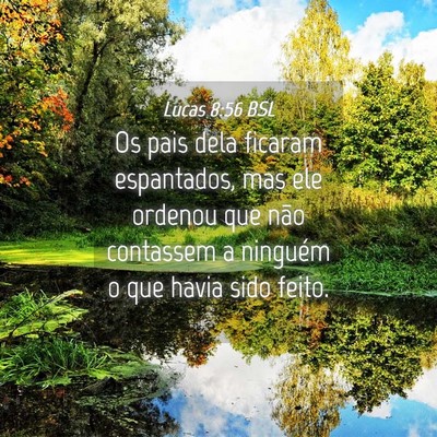 Picture 04 - Lucas 8:56 BSL - Os pais dela ficaram espantados, mas ele ordenou - Bible Verse Picture