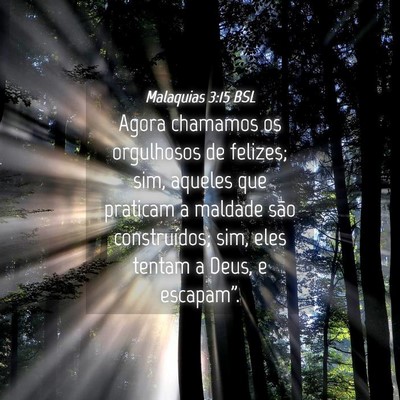 Picture 04 - Malaquias 3:15 BSL - Agora chamamos os orgulhosos de felizes; sim, - Bible Verse Picture