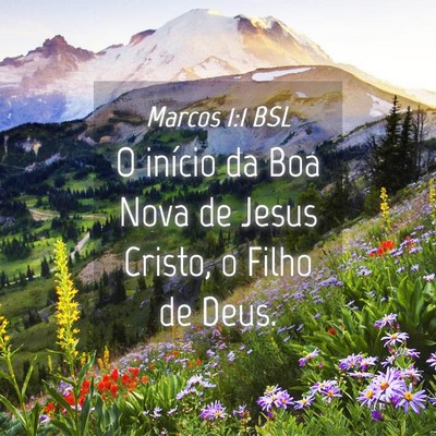 Picture 04 - Marcos 1:1 BSL - O início da Boa Nova de Jesus Cristo, o Filho de - Bible Verse Picture