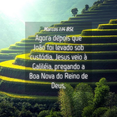 Picture 04 - Marcos 1:14 BSL - Agora depois que João foi levado sob custódia, - Bible Verse Picture