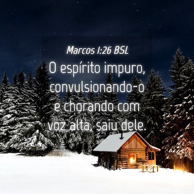 Picture 04 - Marcos 1:26 BSL - O espírito impuro, convulsionando-o e chorando - Bible Verse Picture