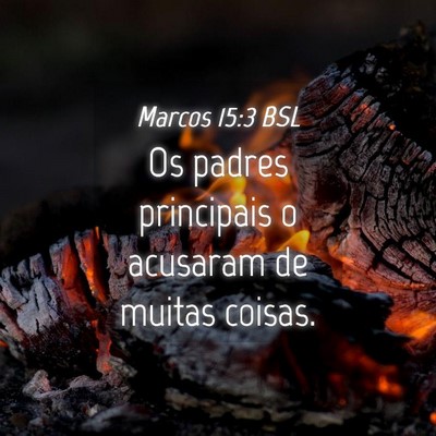 Picture 04 - Marcos 15:3 BSL - Os padres principais o acusaram de muitas - Bible Verse Picture