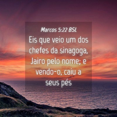 Picture 04 - Marcos 5:22 BSL - Eis que veio um dos chefes da sinagoga, Jairo - Bible Verse Picture