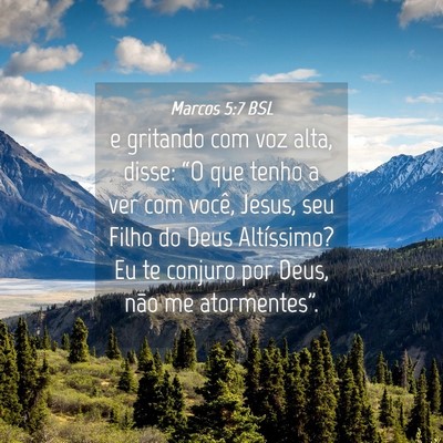Picture 04 - Marcos 5:7 BSL - e gritando com voz alta, disse: “O que tenho a - Bible Verse Picture