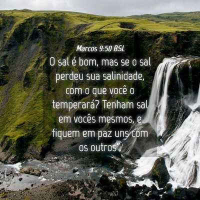 Picture 04 - Marcos 9:50 BSL - O sal é bom, mas se o sal perdeu sua salinidade, - Bible Verse Picture