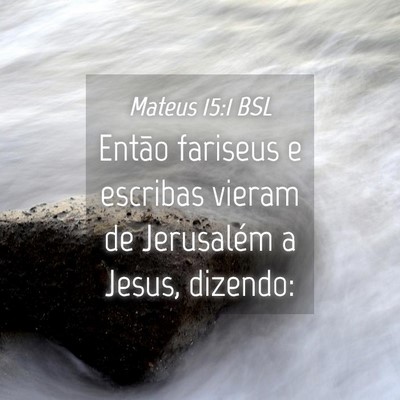 Picture 04 - Mateus 15:1 BSL - Então fariseus e escribas vieram de Jerusalém a - Bible Verse Picture